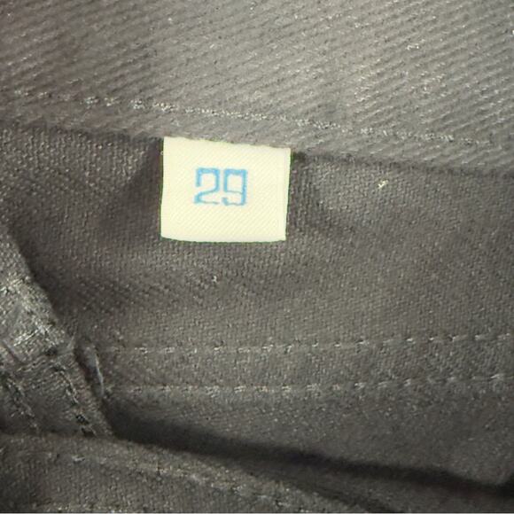 Daily Blue By AG Mantra Wide Barrel Leg Jeans Coated Octopus Button Fly 29 NEW - Picture 11 of 16